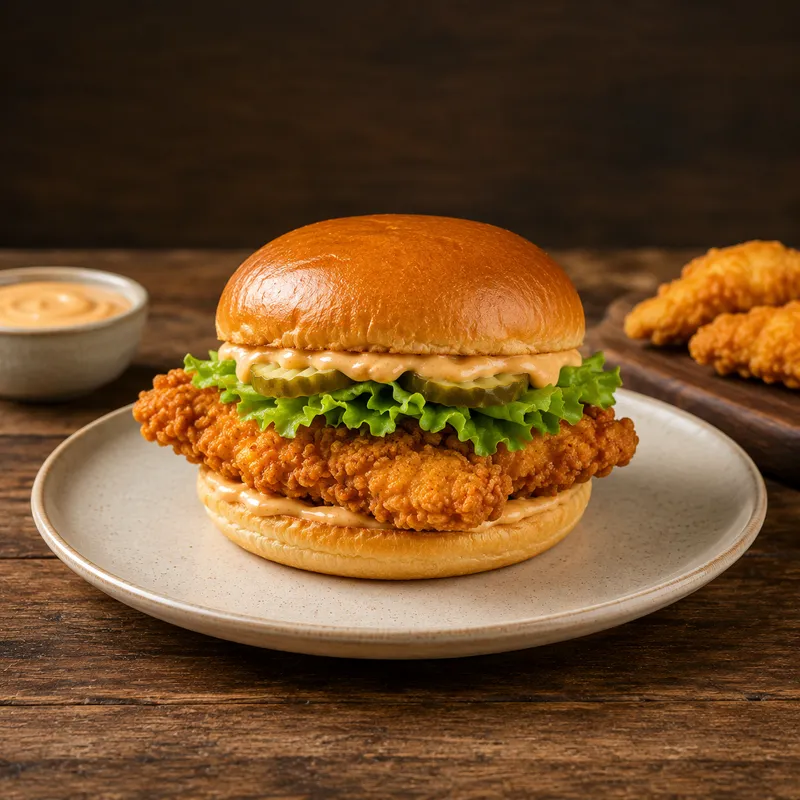 Chicken Tender Burgers