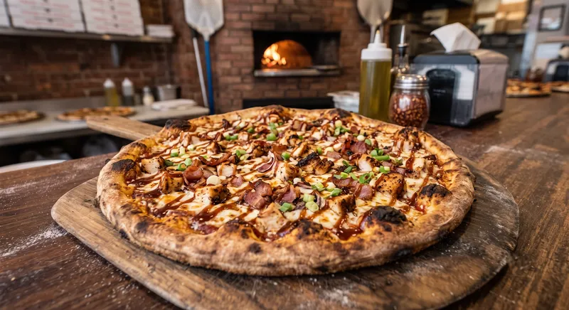 Chicken Bacon BBQ Pizza