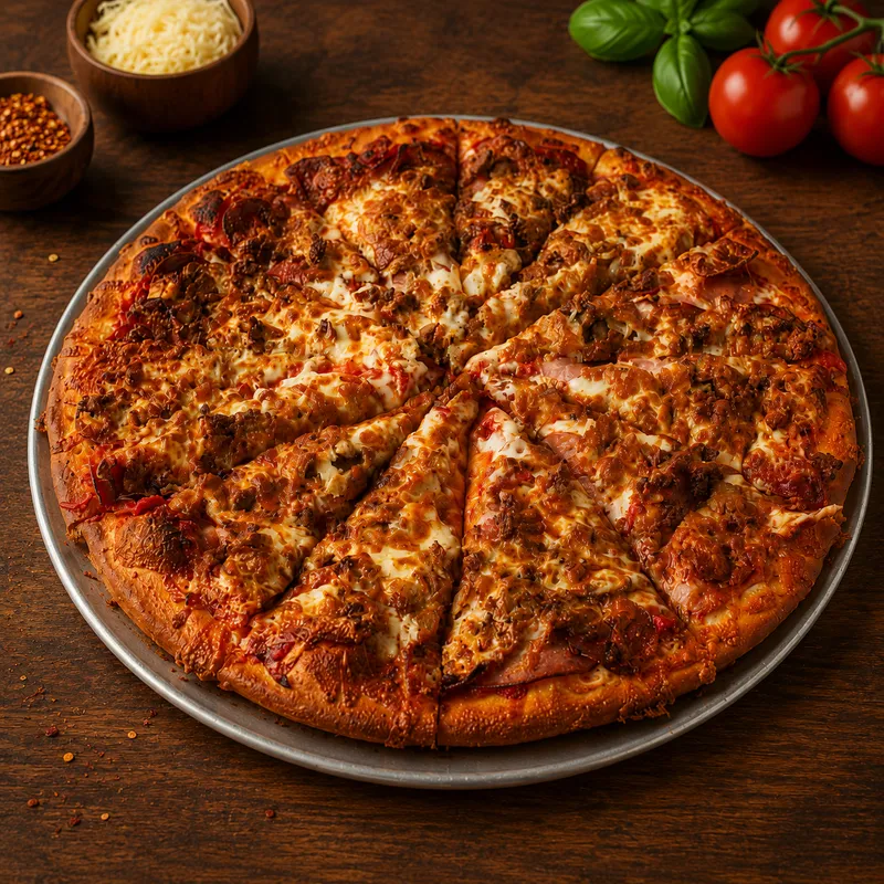 Lotsa Meat Pizza