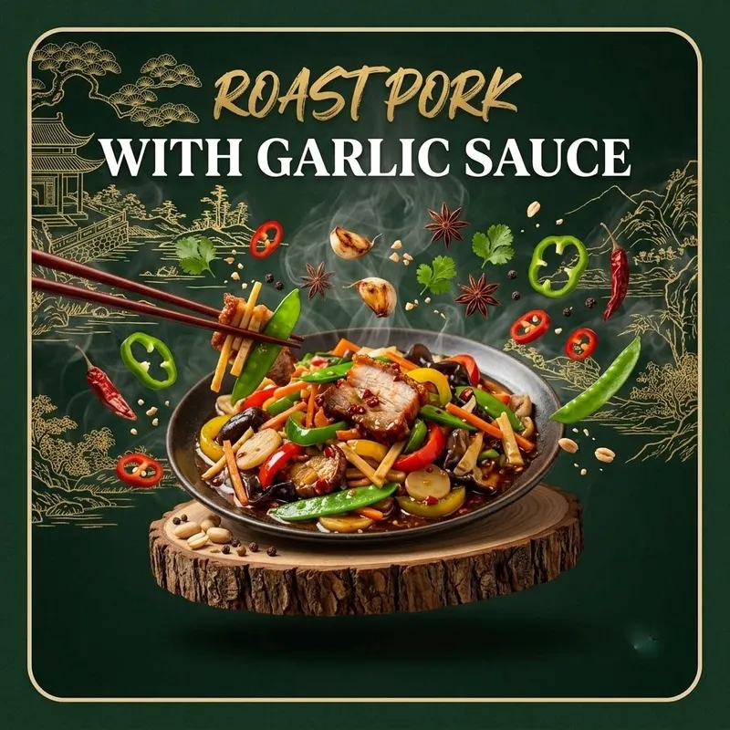 Roast Pork With Garlic Sauce