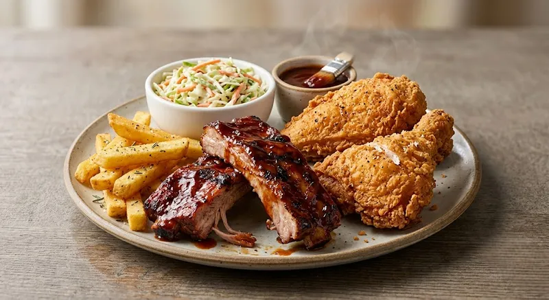 Chicken & Rib Combo