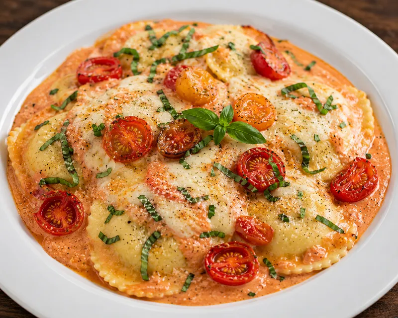 Baked Ravioli alla Vodka