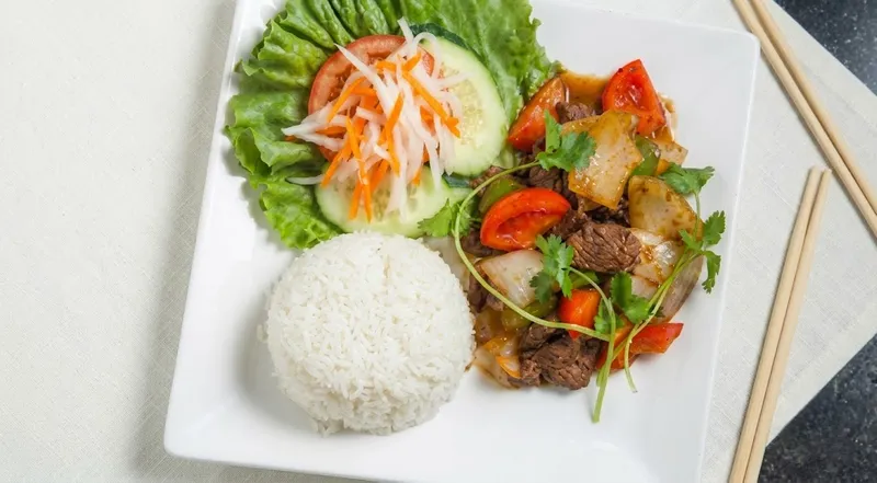 93. Shaken Beef With White Rice