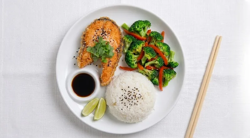 97. Crispy Salmon With House Special Sauce