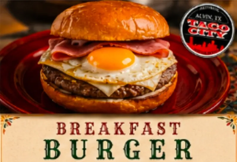 6 - Breakfast Hamburger