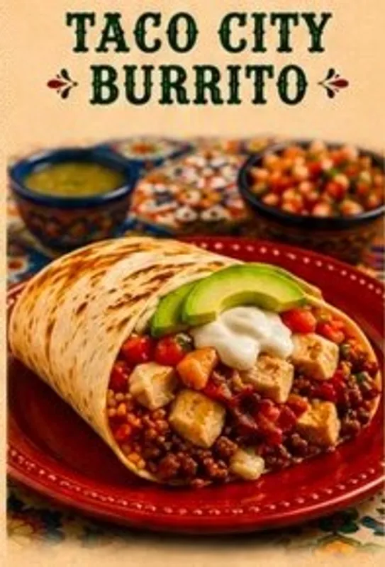 #16 Taco City Burrito