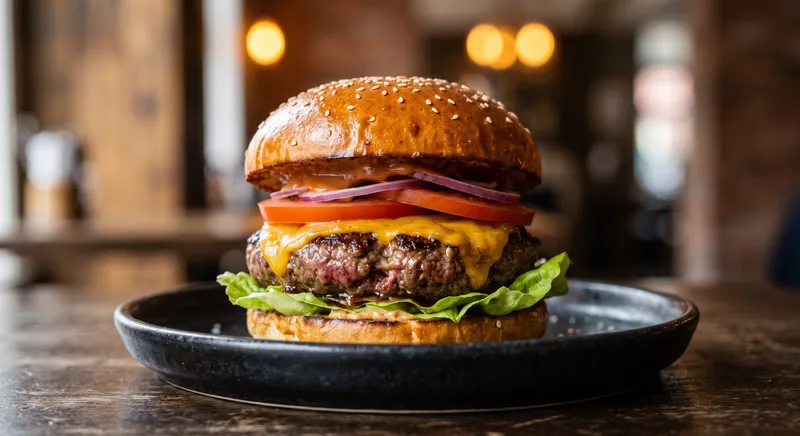 Half Pound Hamburger