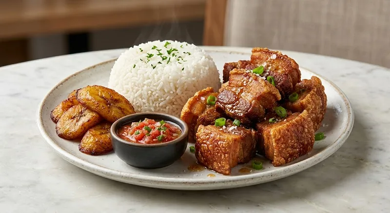Chicharon De Puerco Con Acompanante