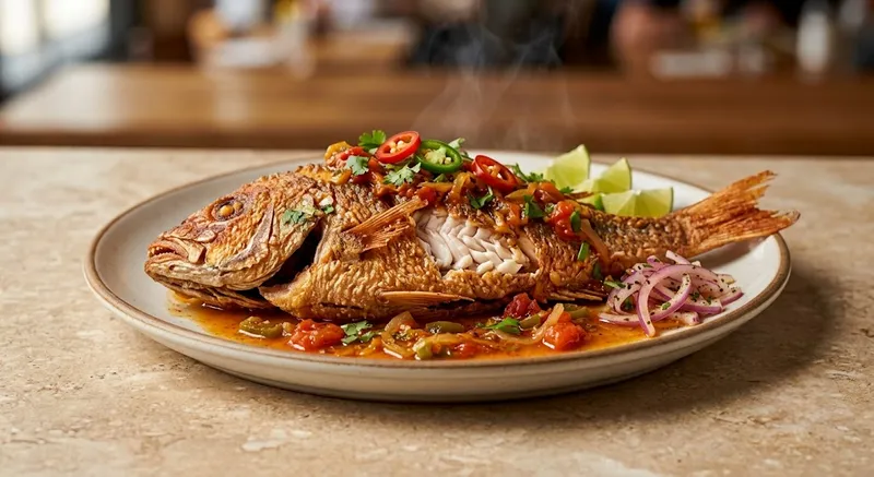 Fried Red Snapper