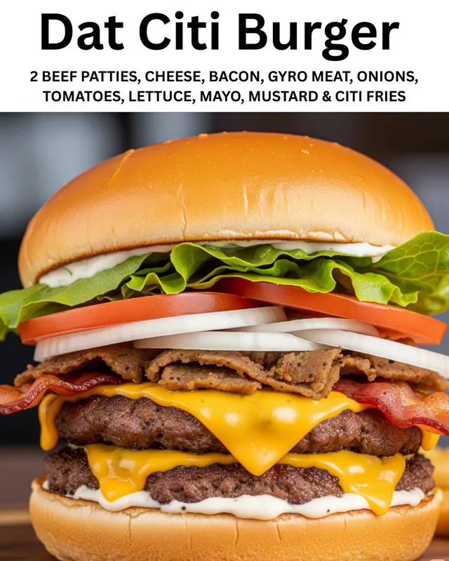 Dat Citi Burger w/Fry