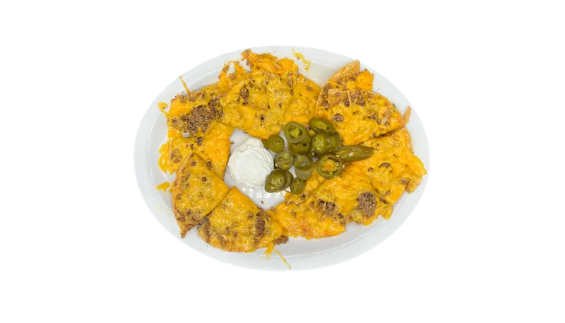 Ground Beef & Cheese Nachos