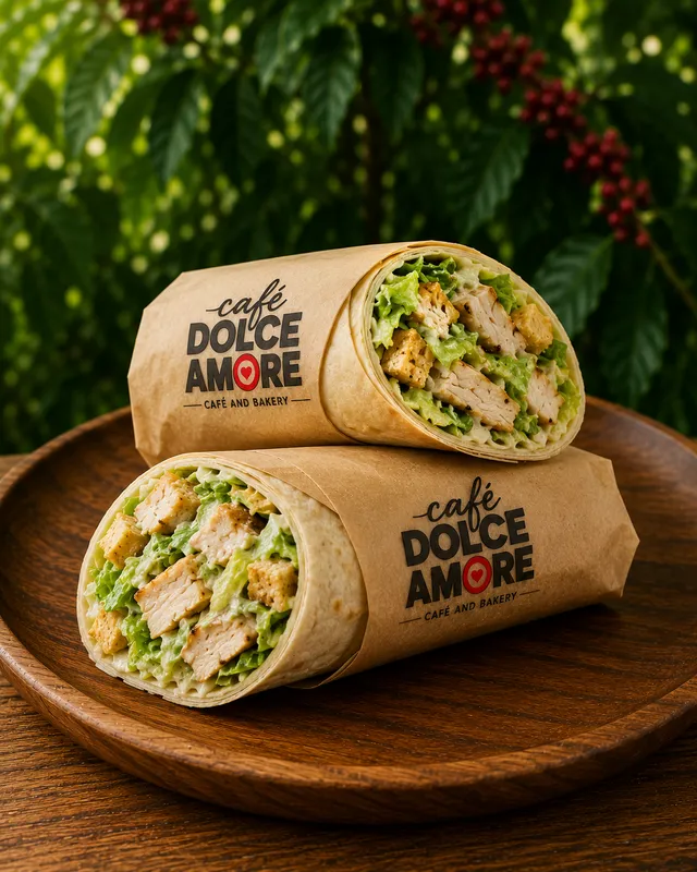 Chicken Caesar Salad Wrap