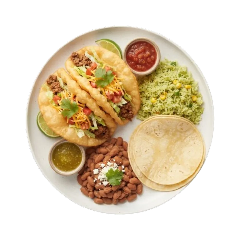 Puffy Taco Plate (Our Specialty)