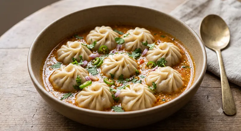 Jhol Momo (Veg/Chicken/Pork)