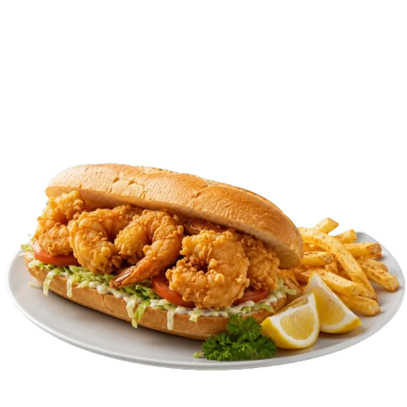 Fried Shrimp Po Boy Meal