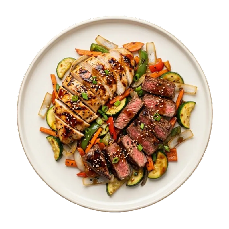 Hibachi Chicken And Steak