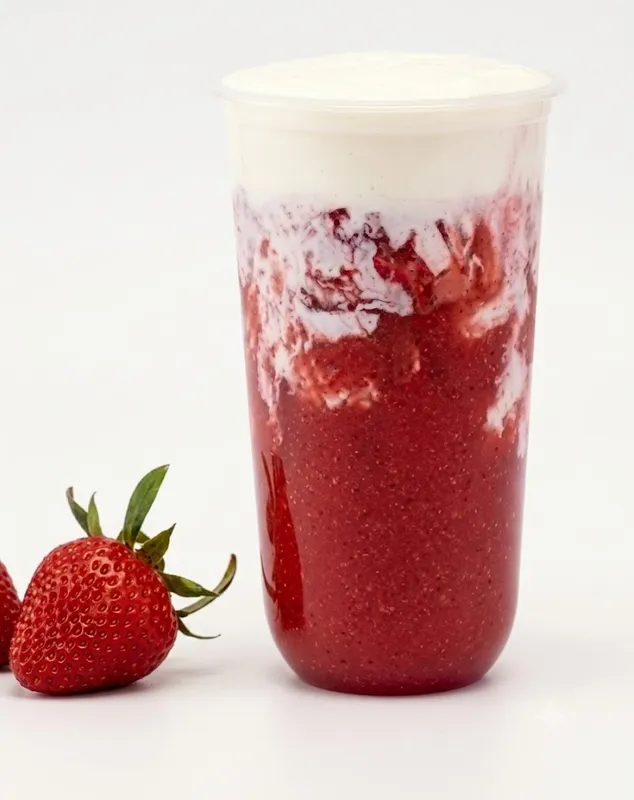 Chizu Strawberry Green Tea (Real Fruit)