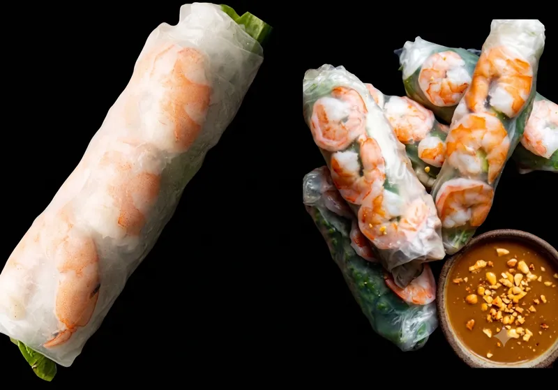 Shrimp & Pork Spring Rolls (2 Pcs)