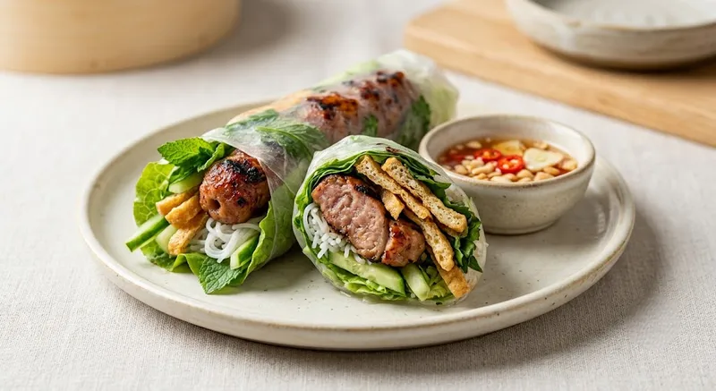 Grilled Pork Sausage (Nem Nuong)