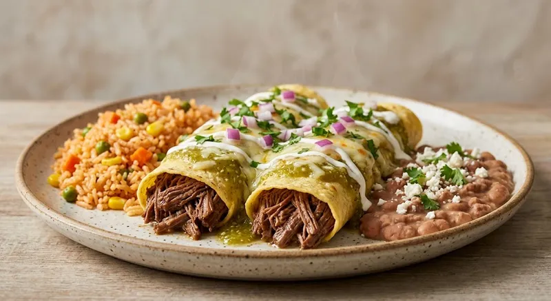 Barbacoa Enchiladas