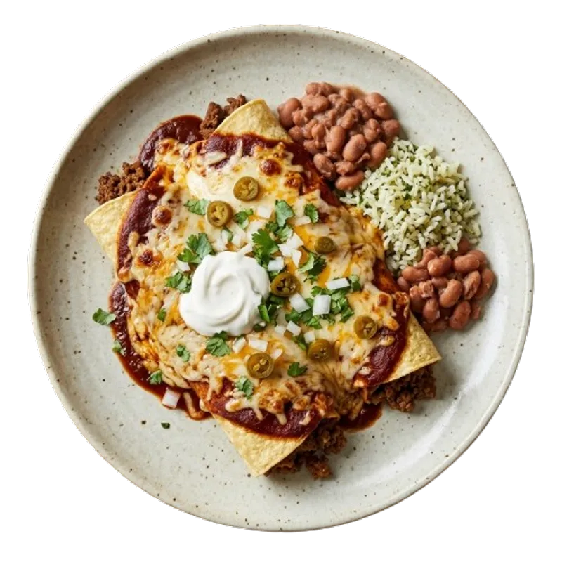 3. Beef Or Chicken Enchilada