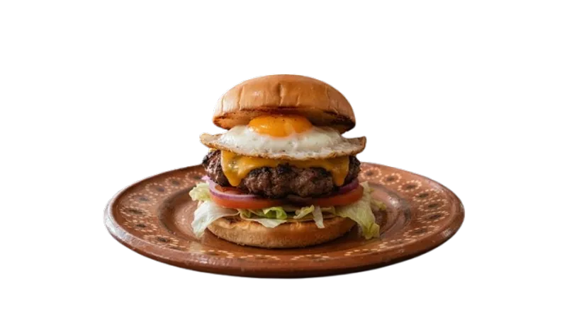 Hamburguesa Con Huevo