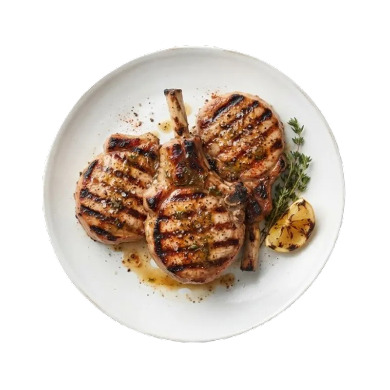 Charcoal Pork Chops
