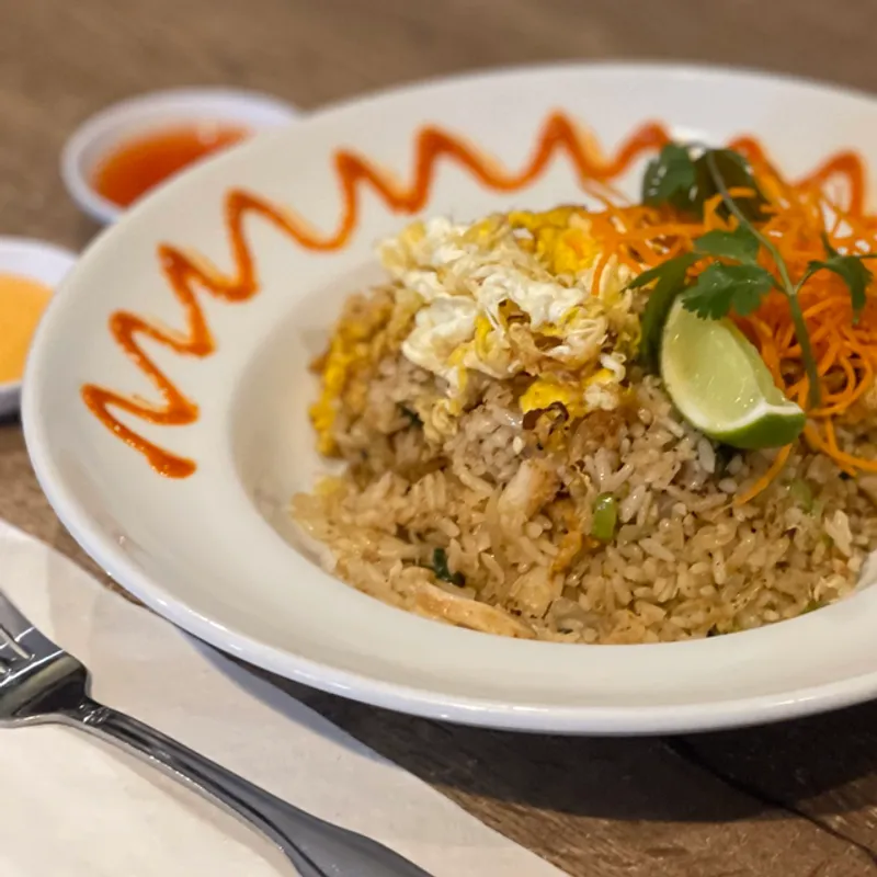 Gluten free Fresh Crabmeat Fried Rice