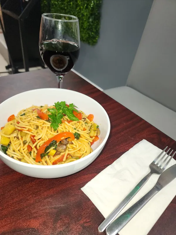 Vegetarian spaghetti