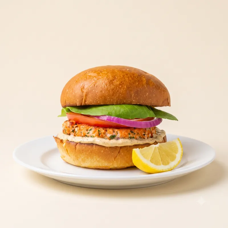 Lieberman's Salmon Burger