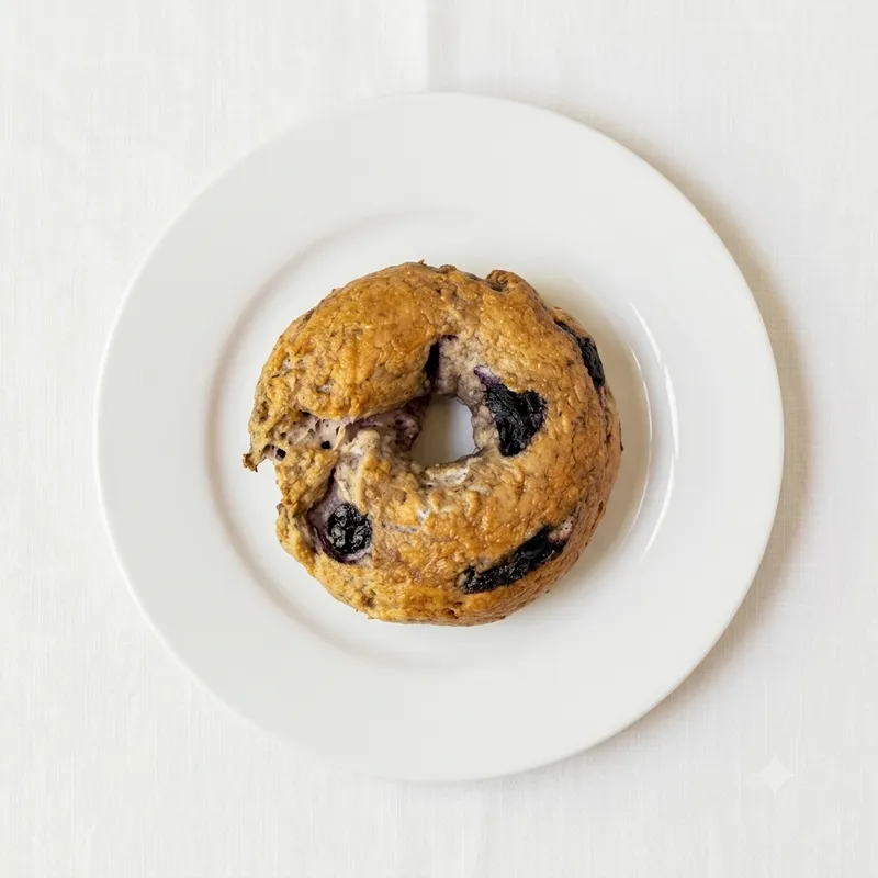 Bagel With Blueberry