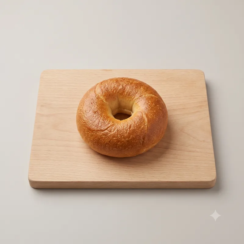 Bagel With Light Plain
