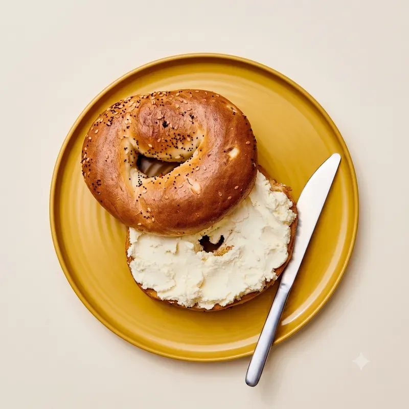 Bagel With Plain Cream Cheese