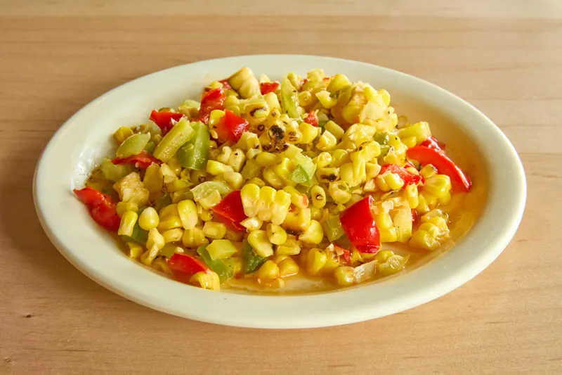 Sweet Corn And Peppers