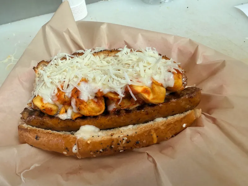 Cheese Tortellini Dog