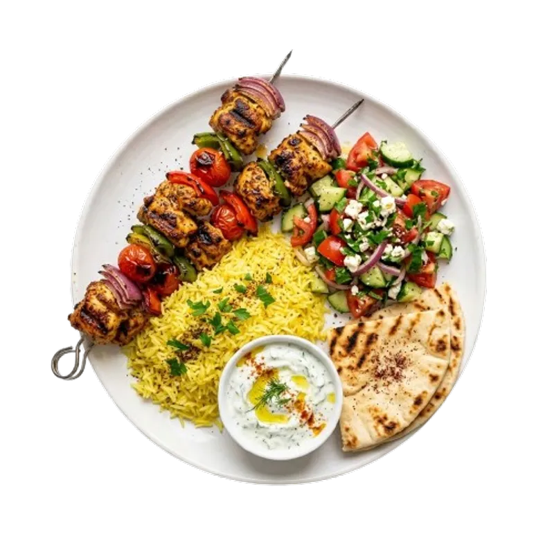 Chicken Kabob Plate
