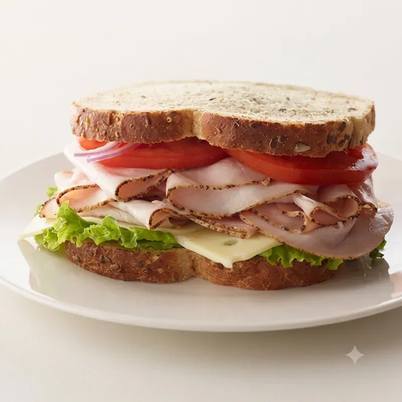 Cracked Pepper Turkey Sandwich