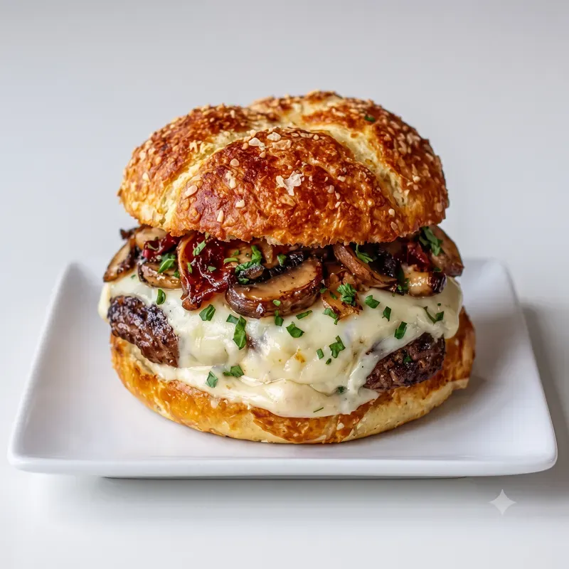 Ironside Swiss &  Shroom Burger