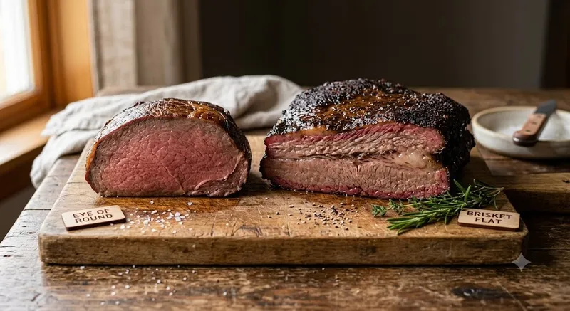 P13. Eye Of Round Steak & Brisket
