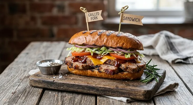 B1. Grilled Pork Sandwich