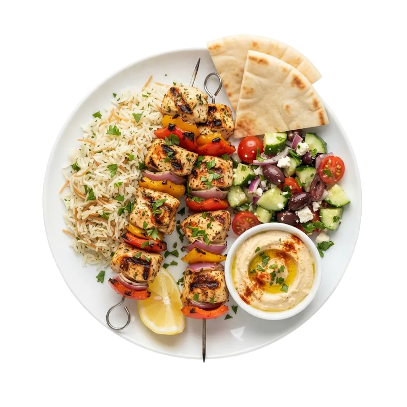 Chicken Kabob Entree