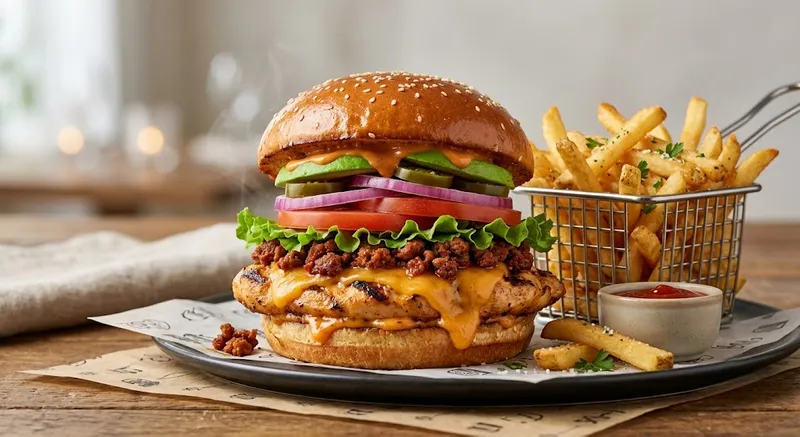 Chori Pollo Burger