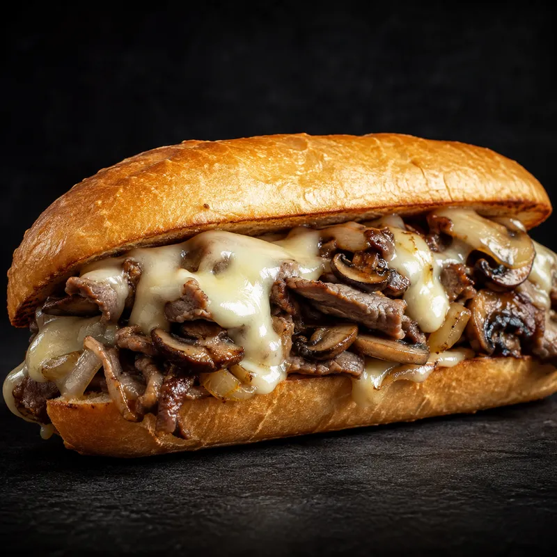 Mushroom Cheesesteak