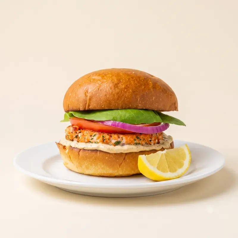 Lieberman's Salmon Burger