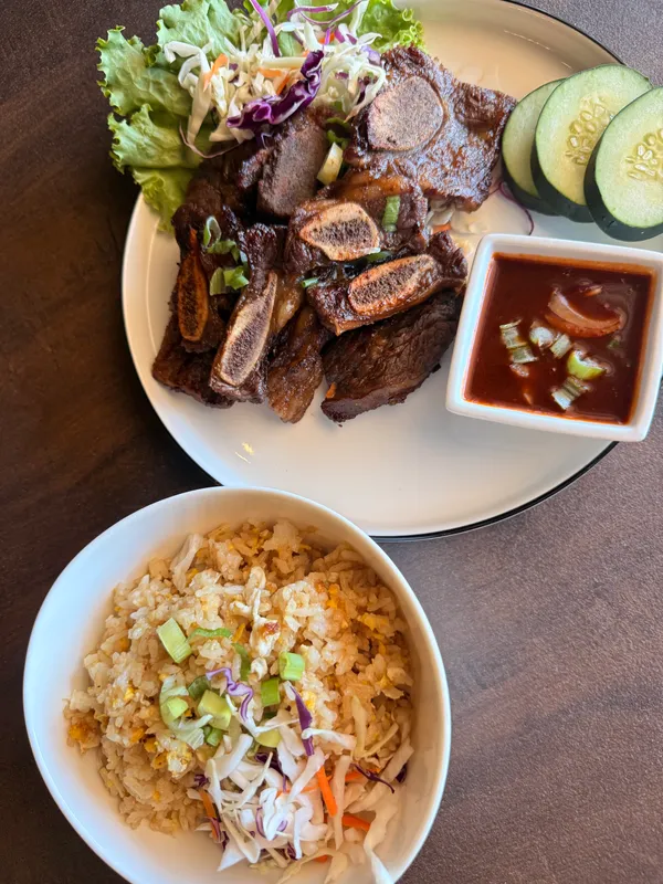 Thai Style Beef short rib grilled