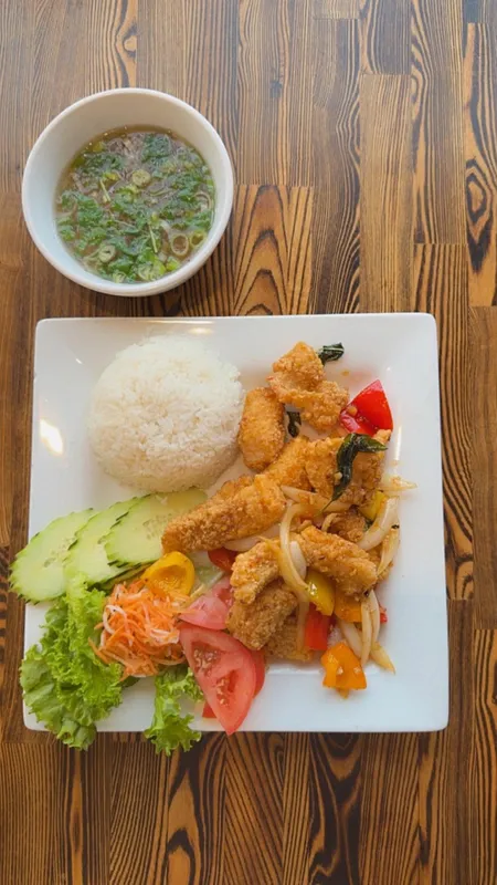98. Crispy Salted Roasted Fish With White Rice