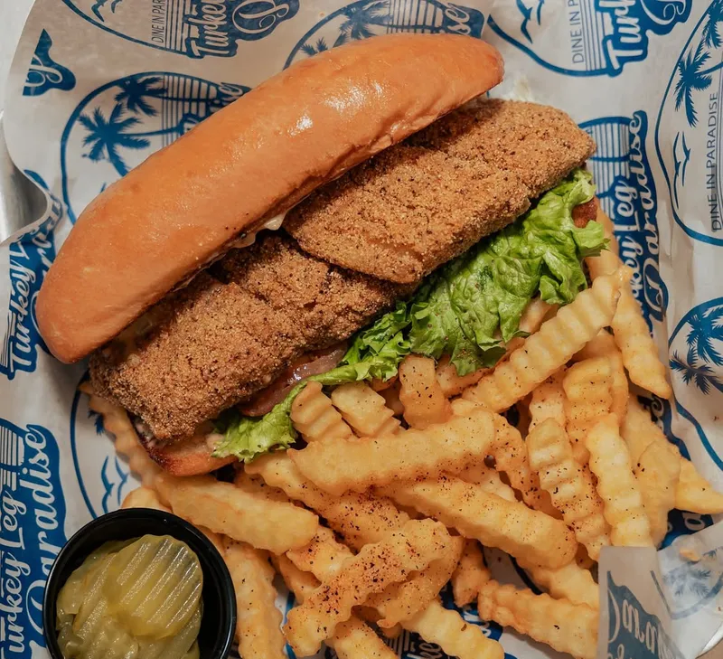 Paradise Fish Po Boy