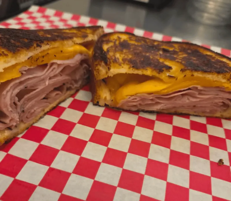Grilled Ham + Cheese