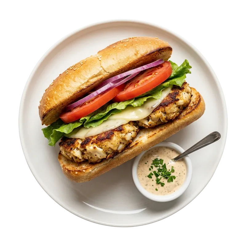 Crab Cake Sandwich