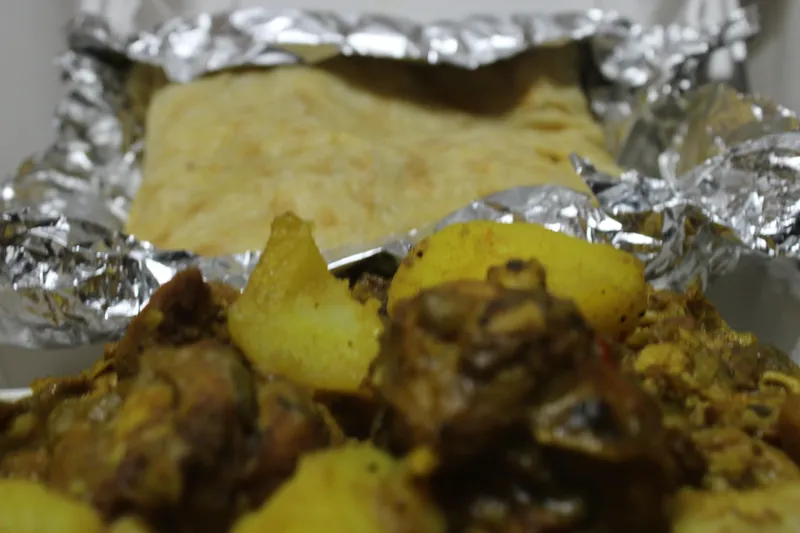 Curry Goat Roti